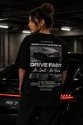 Drive Fast Track Edition Tee Black