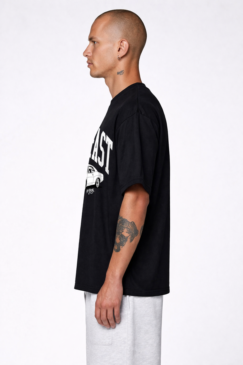 Drive Fast Car Tee Black