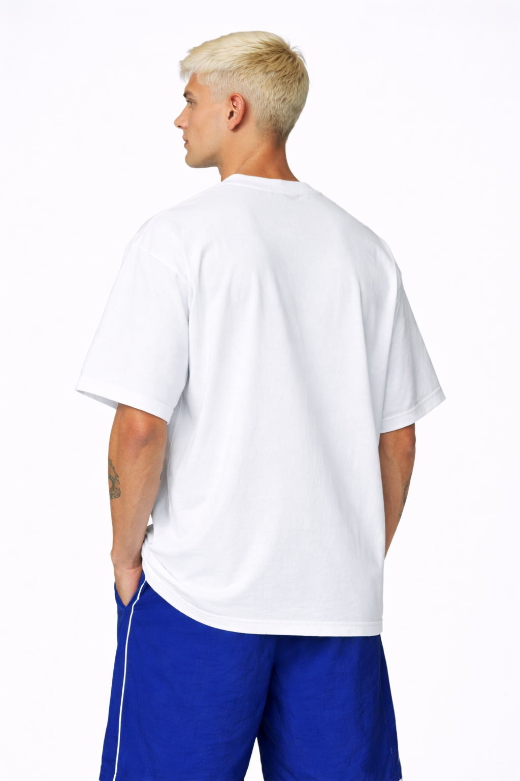 Drive Fast Moto Tee White