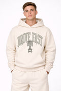 Drive Fast Piston Hoodie Creme