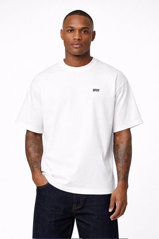 Drive Fast Warn A Brother Tee White