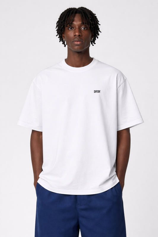 Drive Fast Don’t Call Tee White