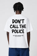 Drive Fast Don’t Call Tee White