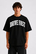 Drive Fast Essential Tee Black