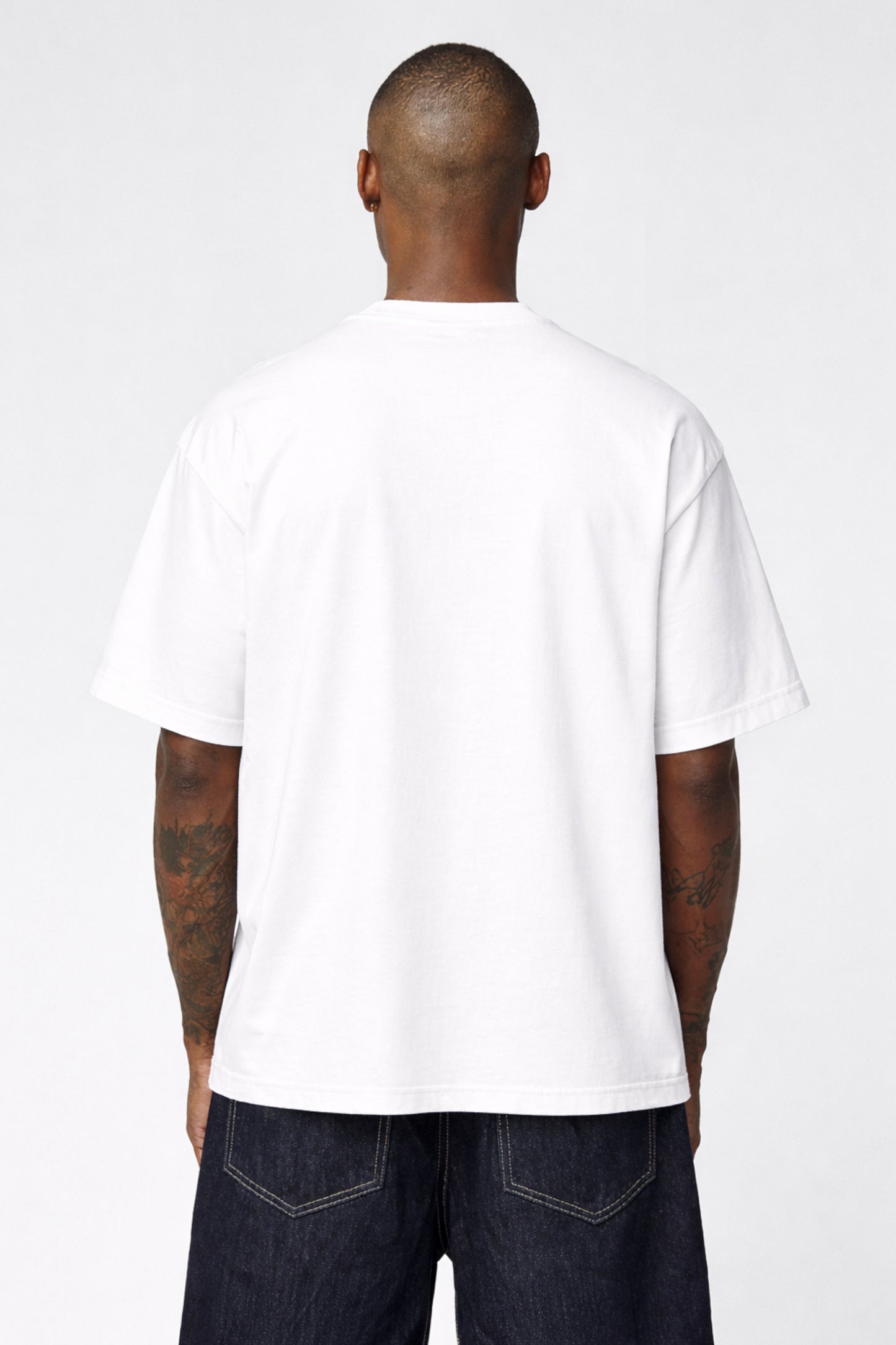 Drive Fast Moto Tee White Lila