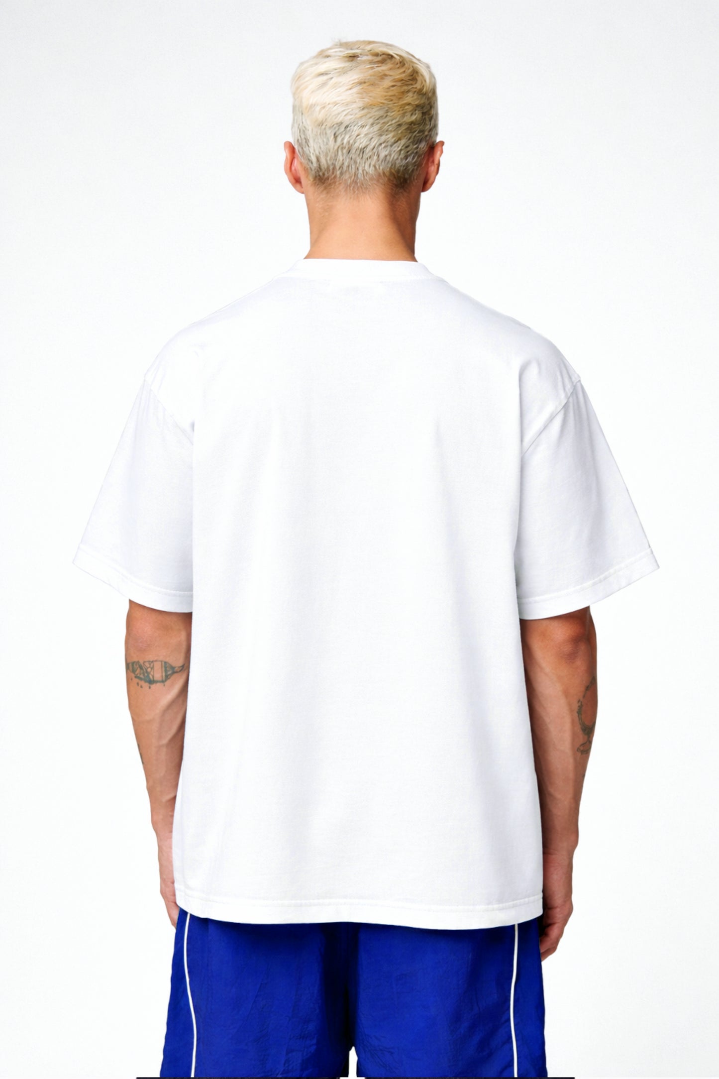 Drive Fast Moto Tee White