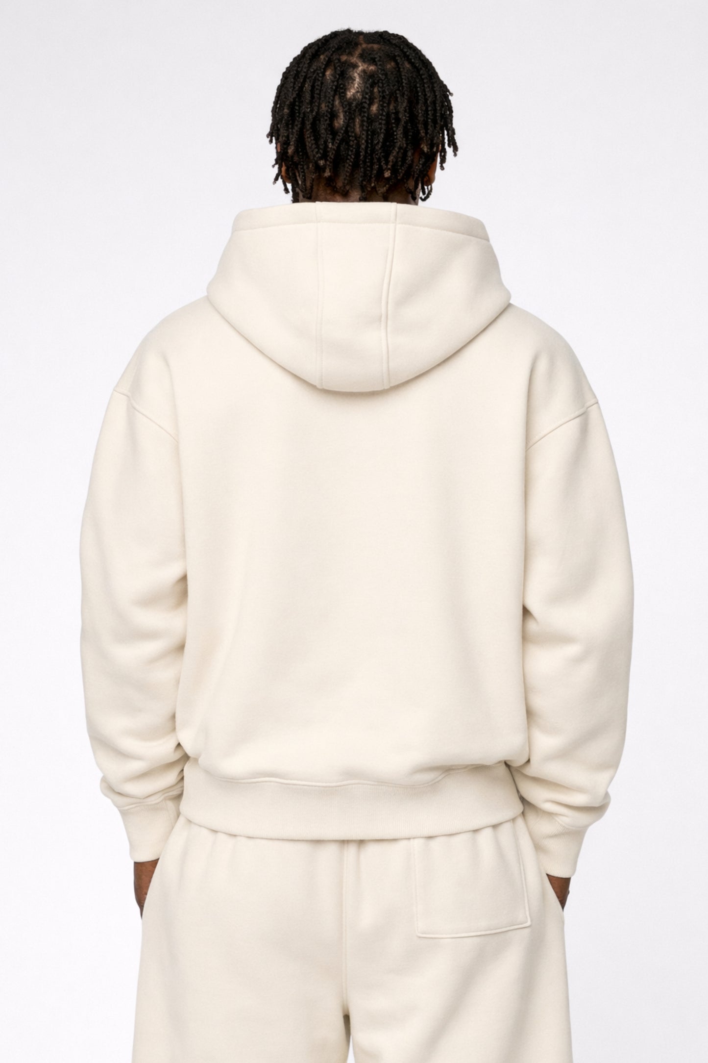 Drive Fast Car Hoodie Creme