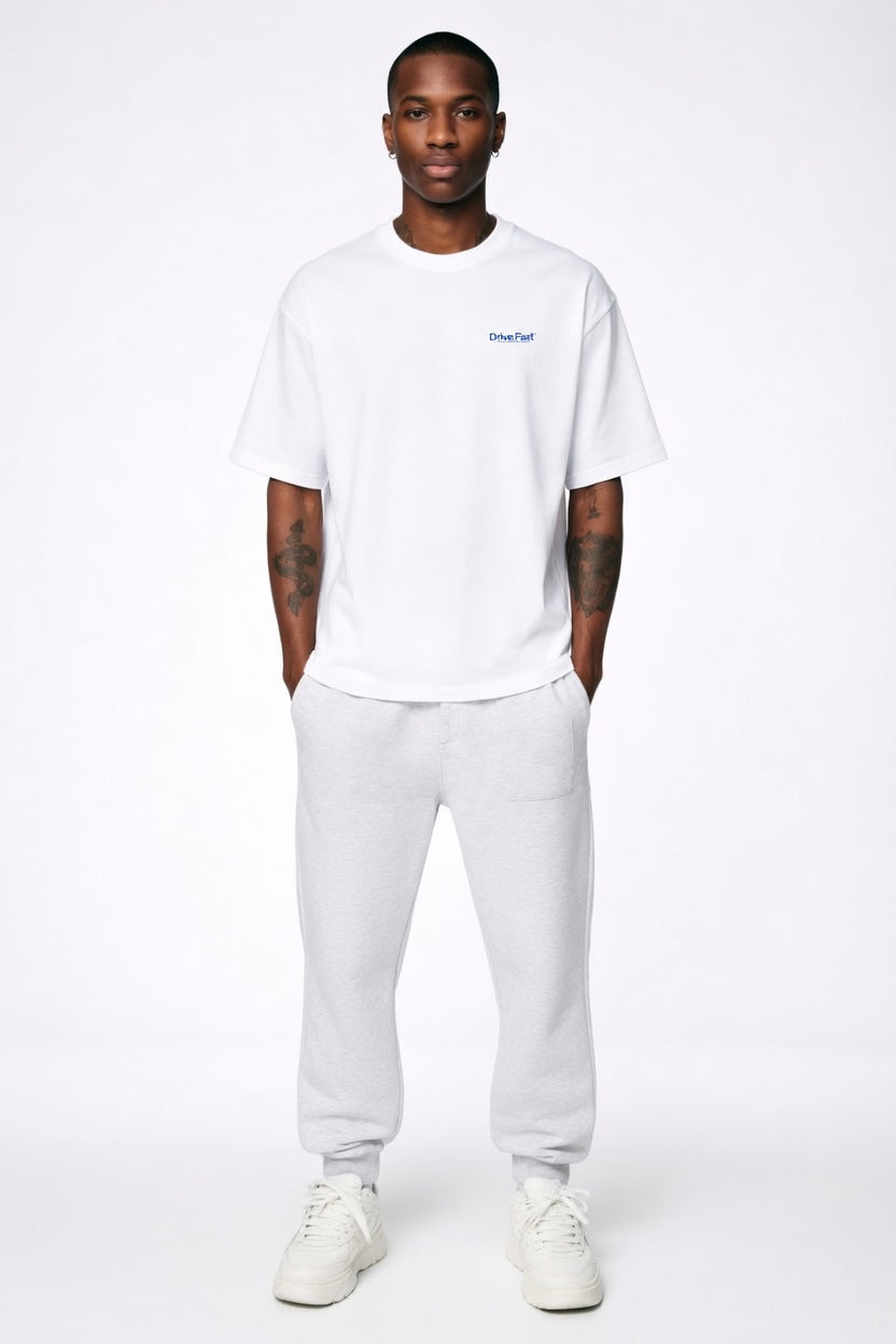 Drive Fast Speed Tee White